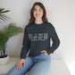 Greenwich Coordinates Unisex Heavy Blend™ Crewneck Sweatshirt - White Print