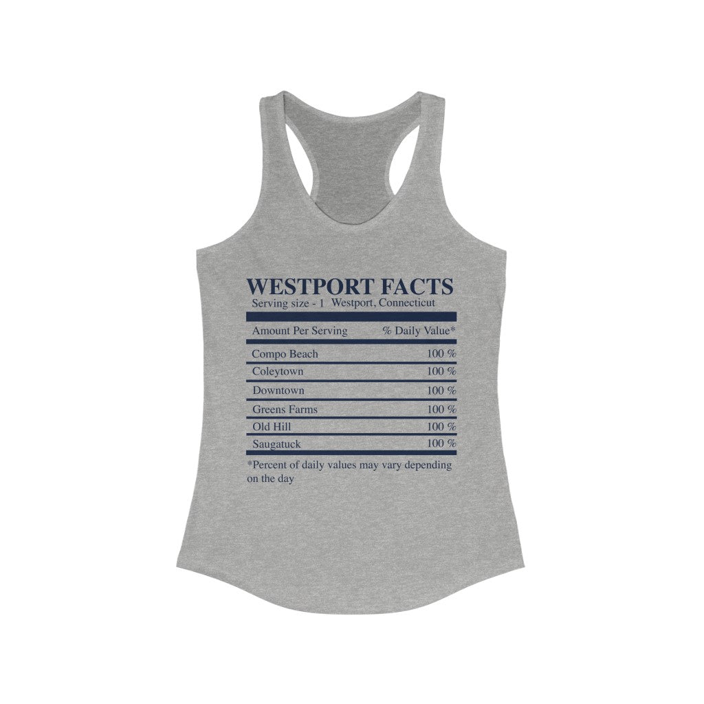 westport facts tank top