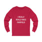 I really really miss fairifeld ct long sleeve tee shirt