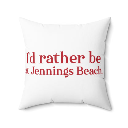 jennings beach fairfield ct / connecticut pillow and home decor 