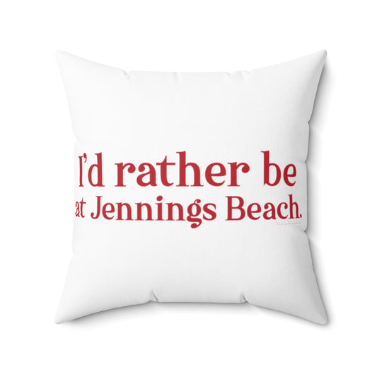 jennings beach fairfield ct / connecticut pillow and home decor 