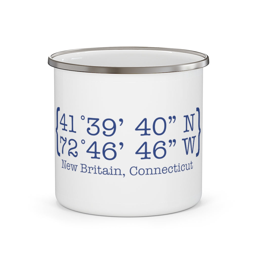 New Britain Coordinates Enamel Camping Mug