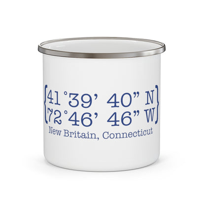 New Britain Coordinates Enamel Camping Mug