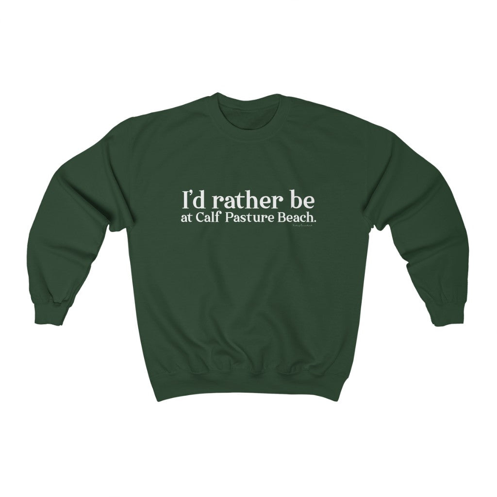 I'd rather be at Calf Pasture Beach   I’d rather be at Calf Pasture Beach.  Norwalk Connecticut tee shirts, hoodies sweatshirts, mugs and other apparel, home gifts and souvenirs. Proceeds of this collections goes to help Finding Norwalk and Finding Connecticut’s brand. Free USA shipping.