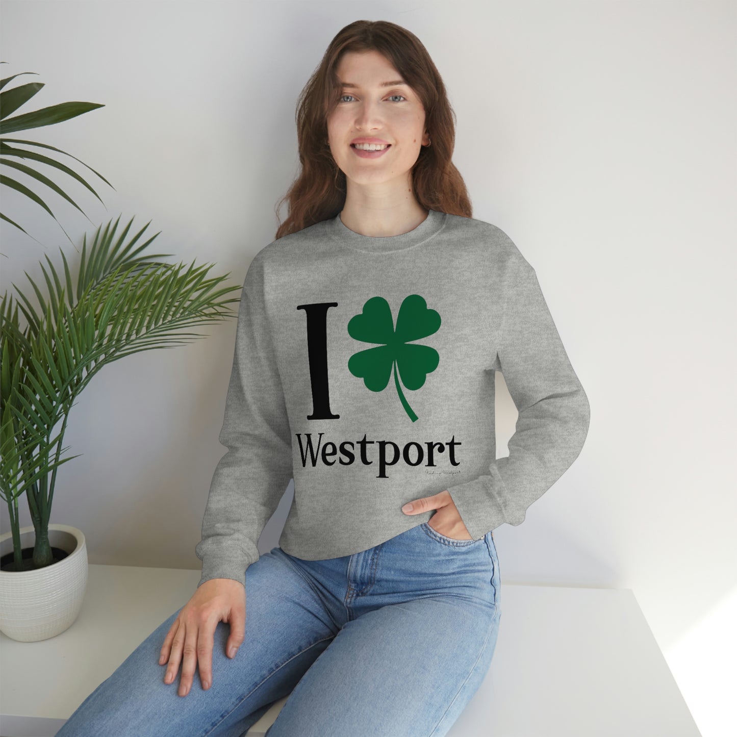 I Clover Westport Unisex Heavy Blend™ Crewneck Sweatshirt