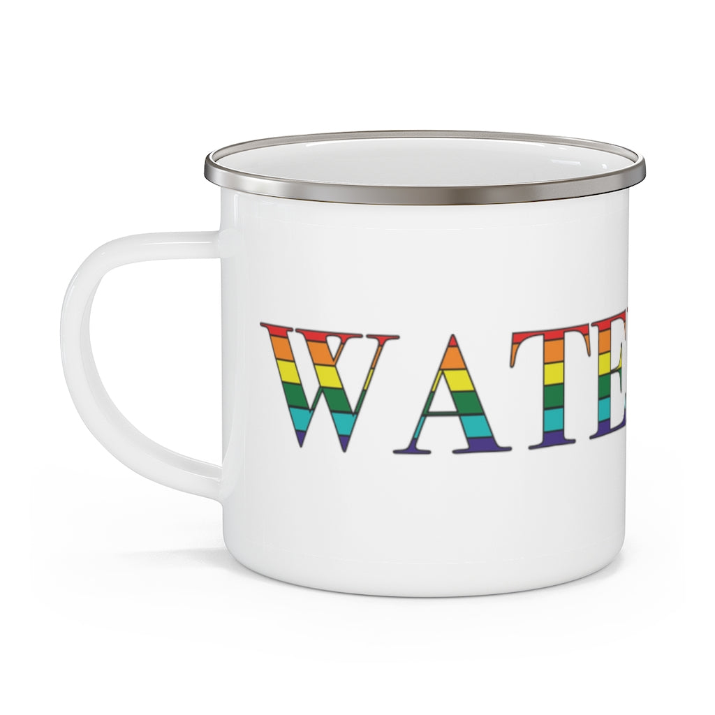 Waterville Rainbow Enamel Camping Mug