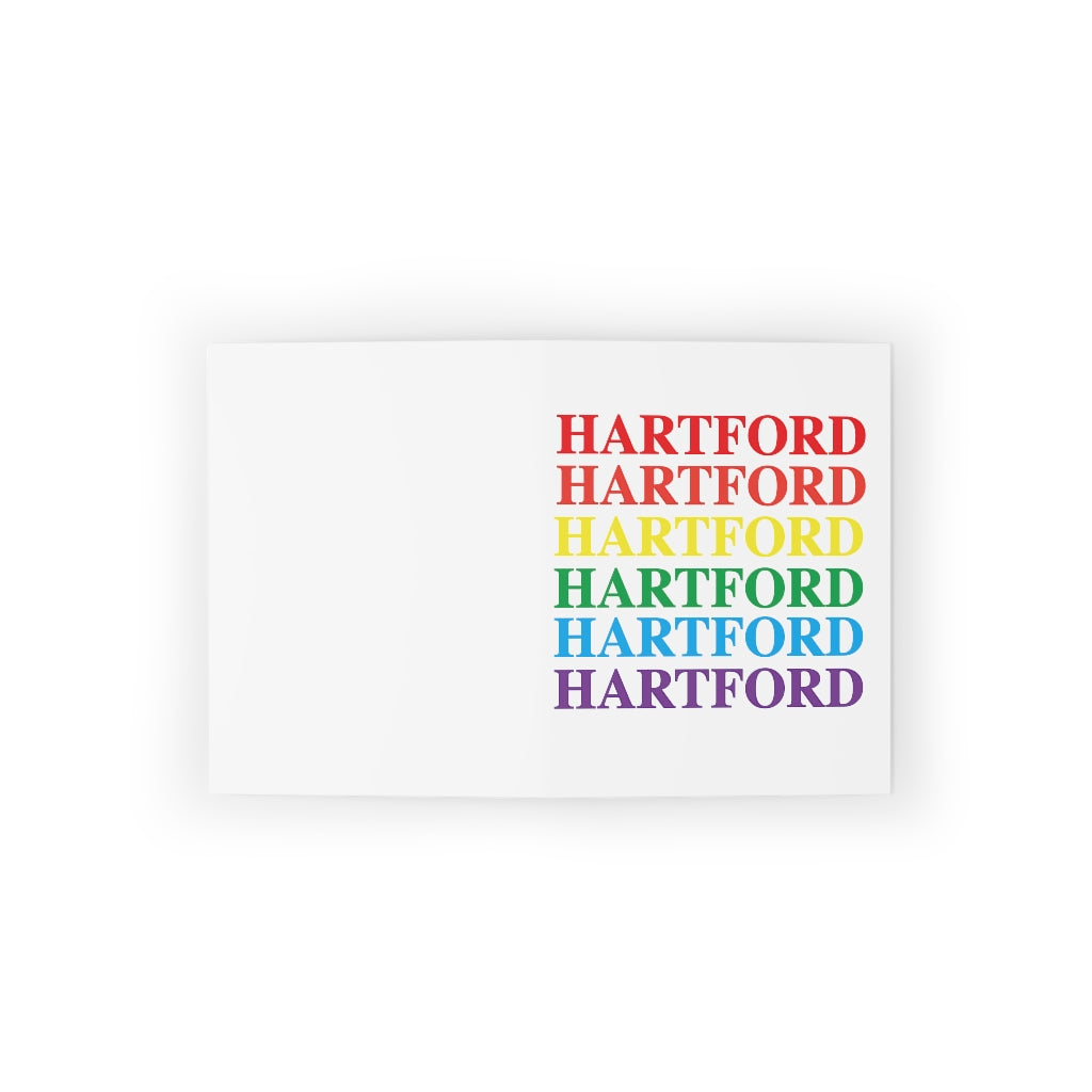  Do you have Hartford Pride?  Hartford, Connecticut apparel and gifts including greeting cards. LGBTQ inspired. 10% of Pride sales is donated to a Connecticut LBGTQ organization.   For the latest Connecticut Pride information and events visit Finding Connecticut.   Click here to return to our home page