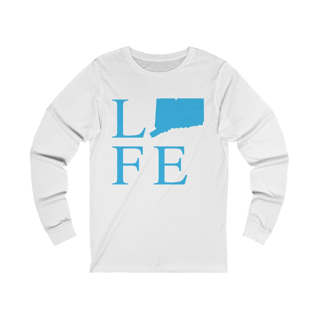 connecticut life long sleeve tee shirt