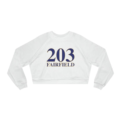 fairfield ct / connecticut womens cropped sweatshirt 