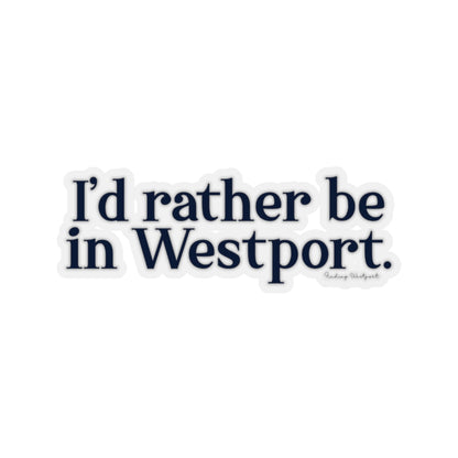 westport ct / connecticut stickers