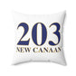 New Canaan 203 Connecticut Sherpa Fleece Blanket   The 203 New Canaan Collection. Show off New Canaan and Connecticut at the same time. Colors were inspired by the Connecticut state flag.   Proceeds help build Finding New Canaan and Finding Connecticut's brand. 