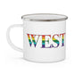 West Haven Rainbow Enamel Camping Mug