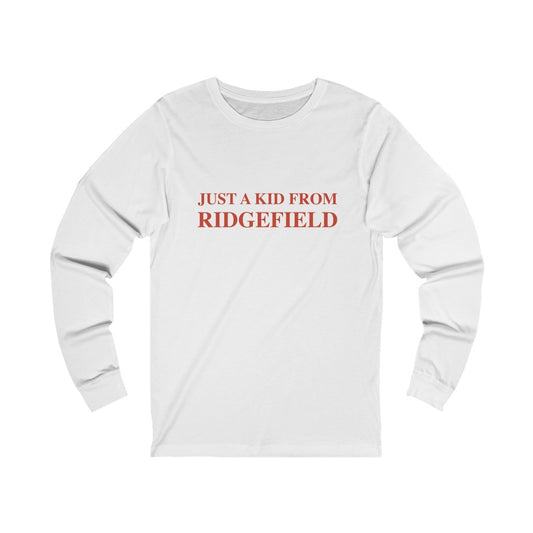 Just a kid from Ridgefield. Ridgefield, Connecticut tee shirts, hoodies sweatshirts, mugs and other apparel, home gifts and souvenirs. Proceeds of this collections goes to help Finding Ridgefield and Finding Connecticut’s brand. Free USA shipping