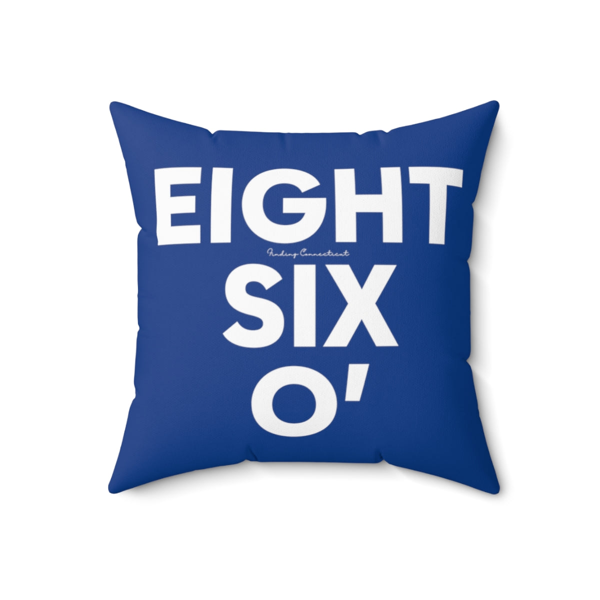 Eight Six O' Spun Polyester Square Pillow