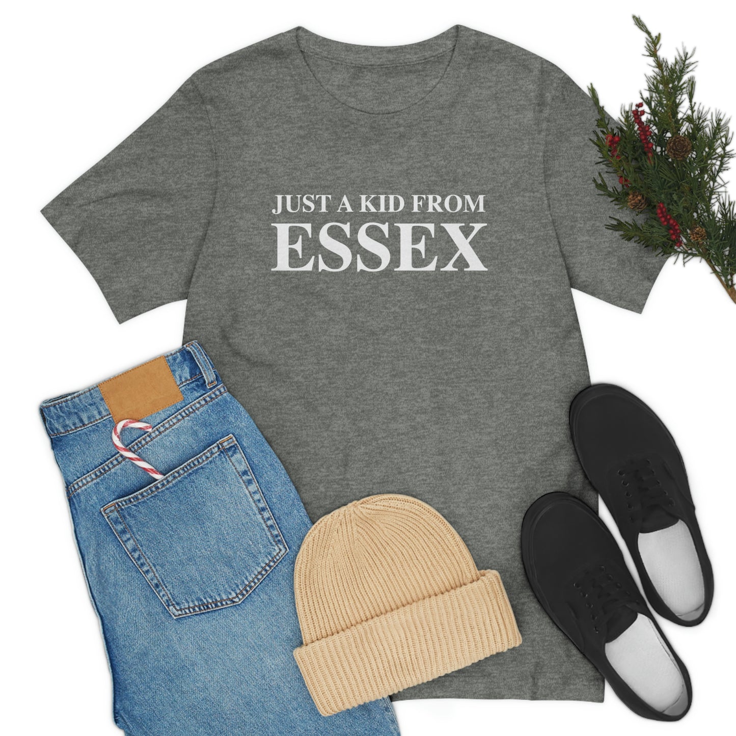 Just a kid from Essex Unisex Jersey Short Sleeve Tee