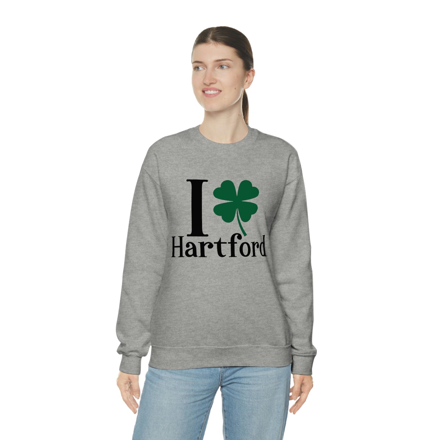 I Clover Hartford Unisex Heavy Blend™ Crewneck Sweatshirt