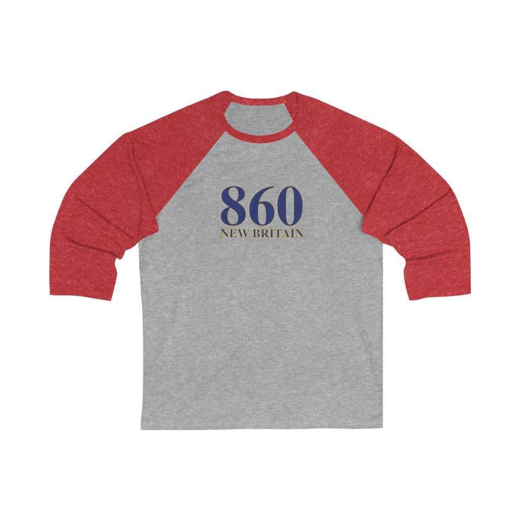 860 New Britain Unisex 3\4 Sleeve Baseball Tee