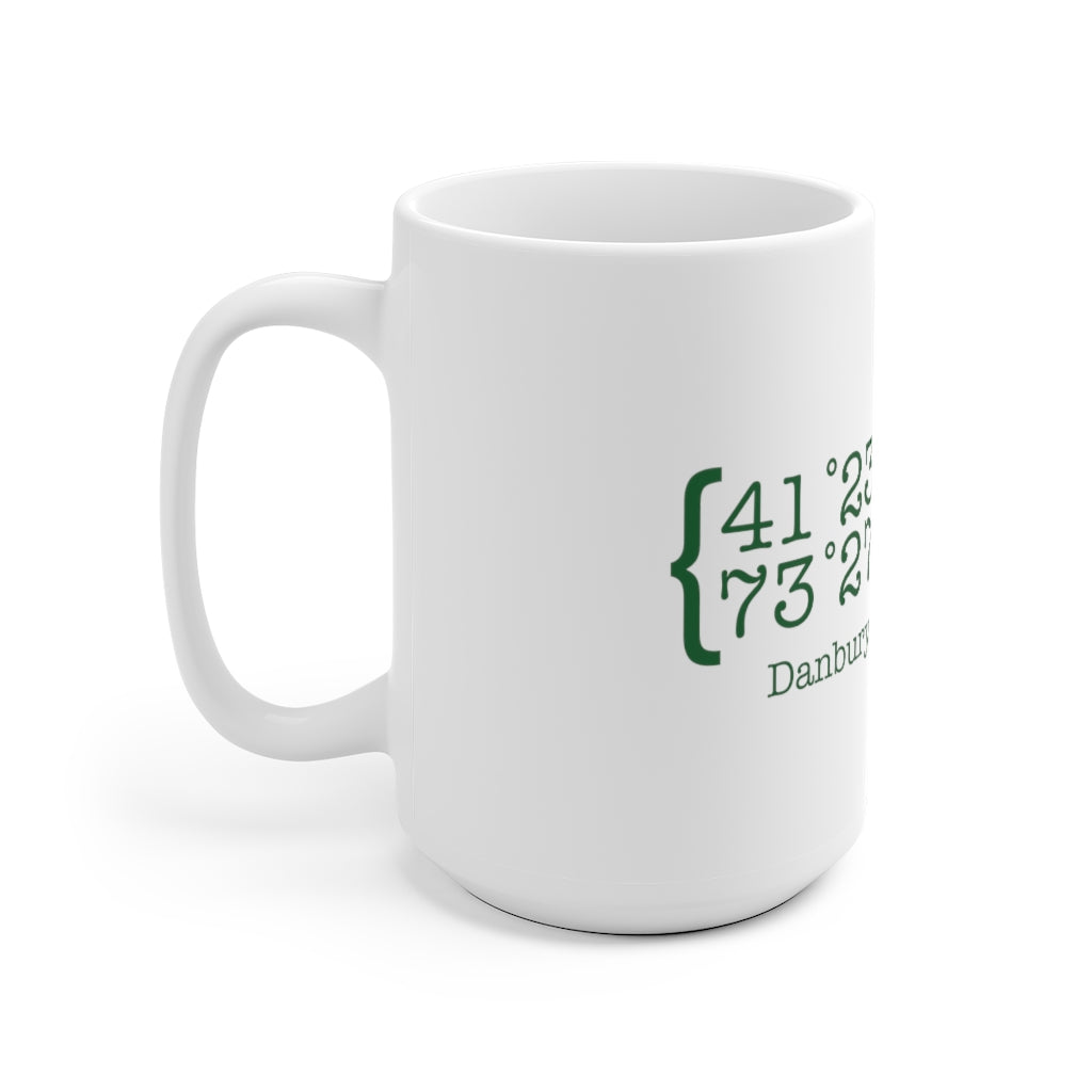 Danbury Coordinates White Ceramic Mug