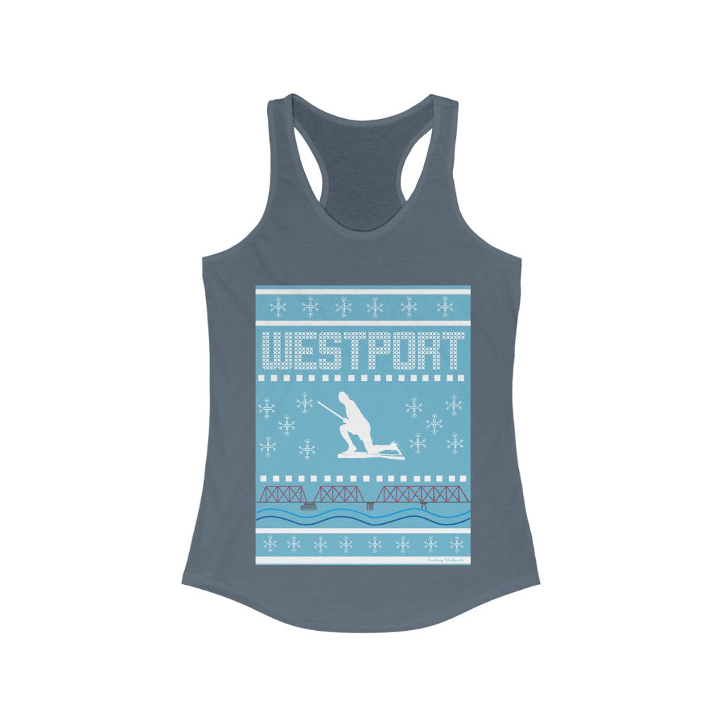 Westport Ugly Holiday Women's Ideal Racerback Tank