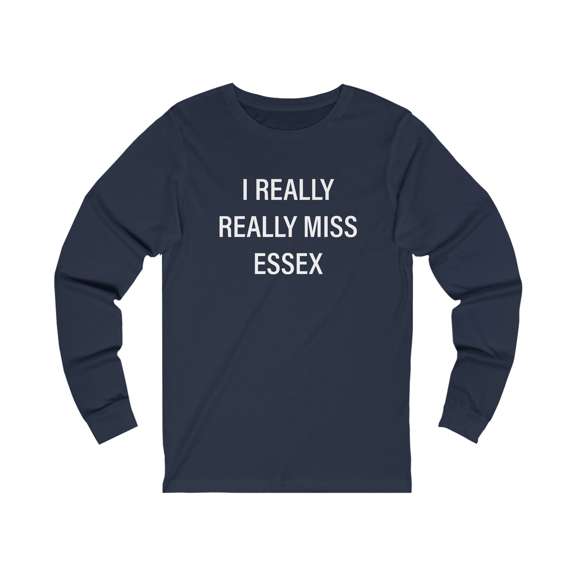 Essex connecticut long sleeve tee shirt, i really really miss essex, essex ct shirts, gifts and apparel 