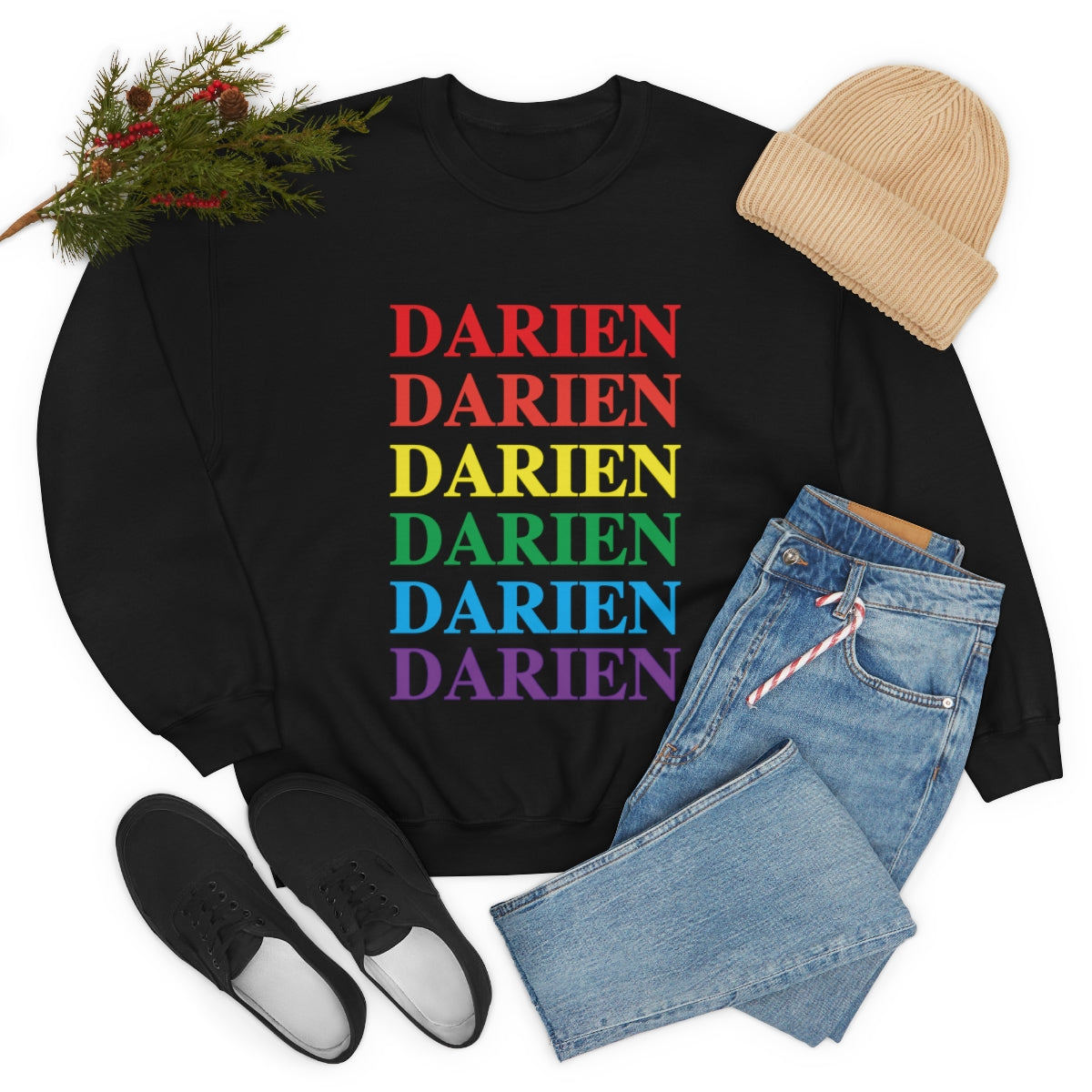 Darien pride connecticut sweatshirt