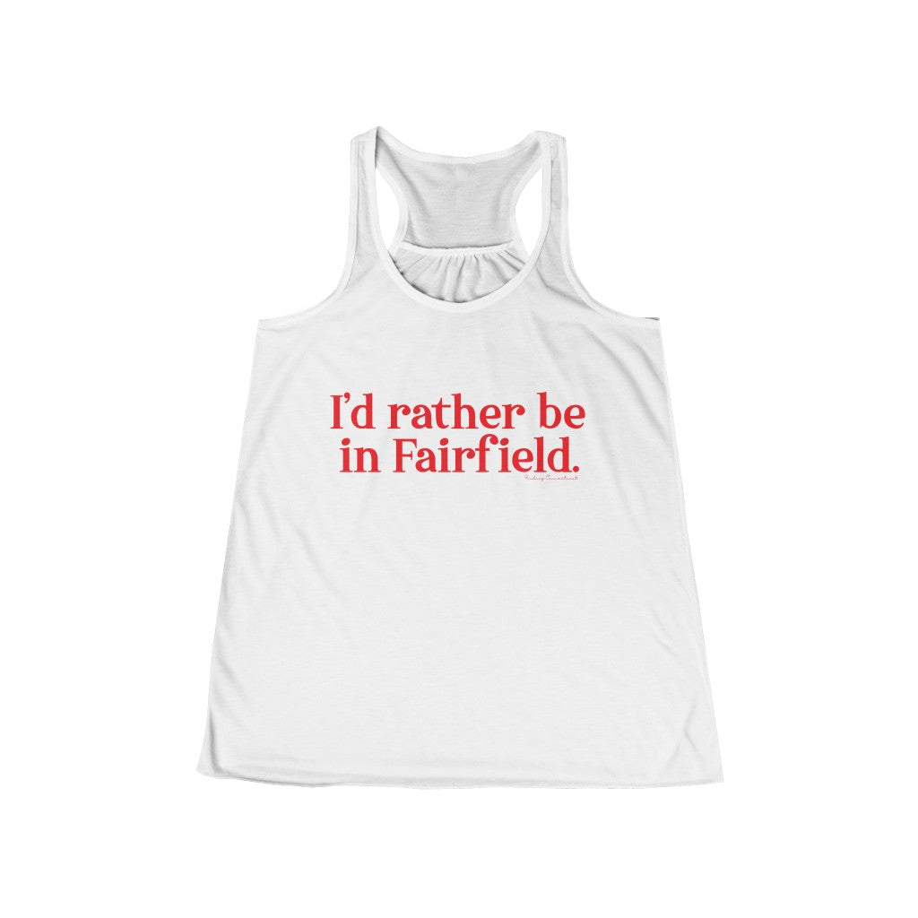 Fairfield ct / conencticut women's tank top shirt 