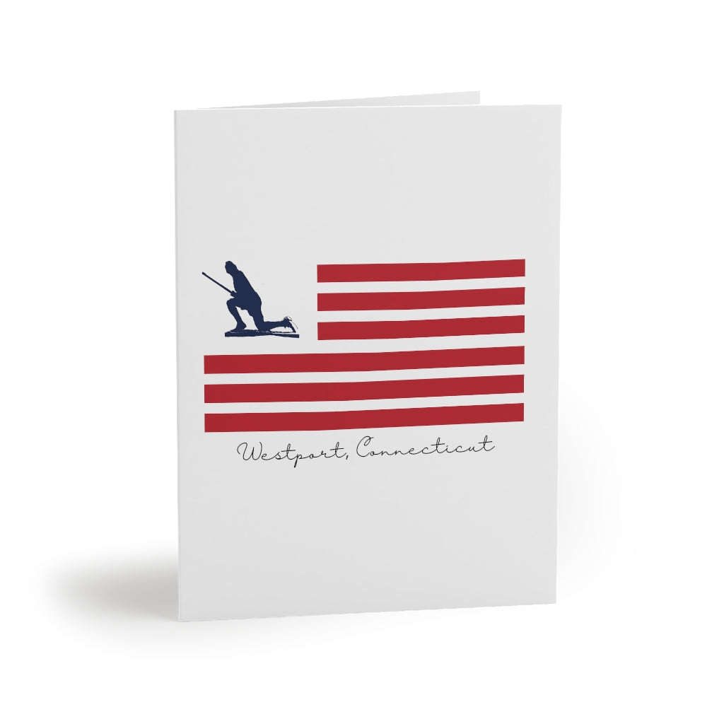 Minuteman Flag Greeting Cards