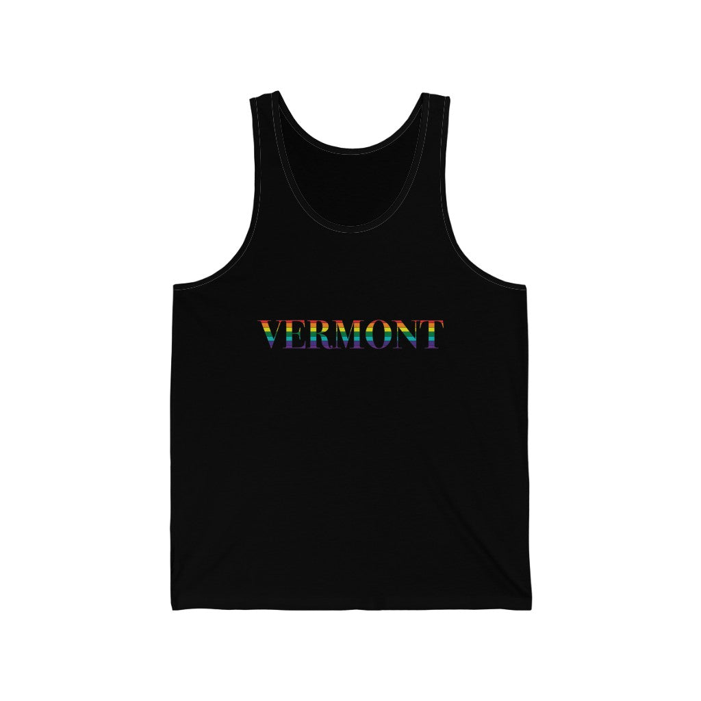 Vermont Rainbow Unisex Jersey Tank