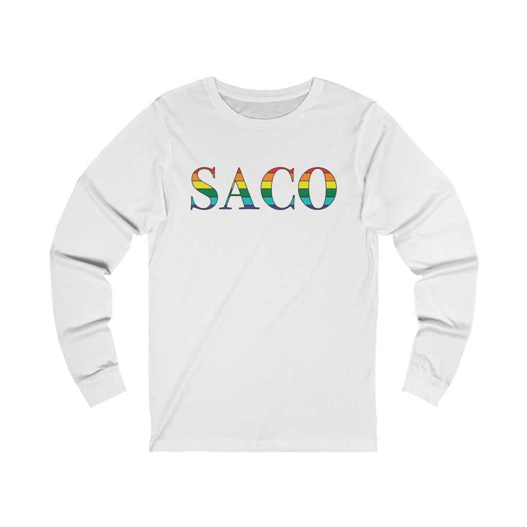 Saco Rainbow Unisex Jersey Long Sleeve Tee