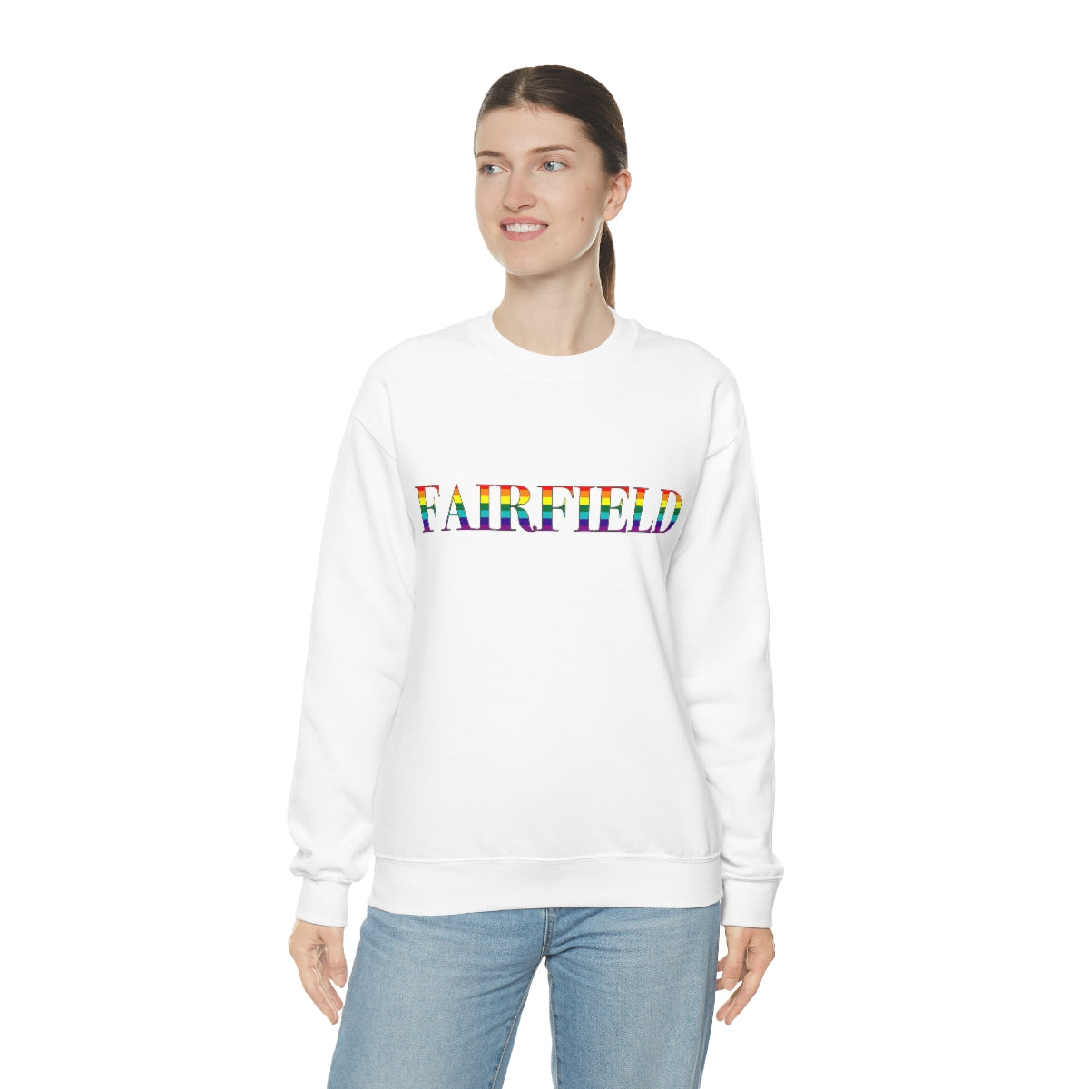 Fairfield Rainbow Unisex Heavy Blend™ Crewneck Sweatshirt