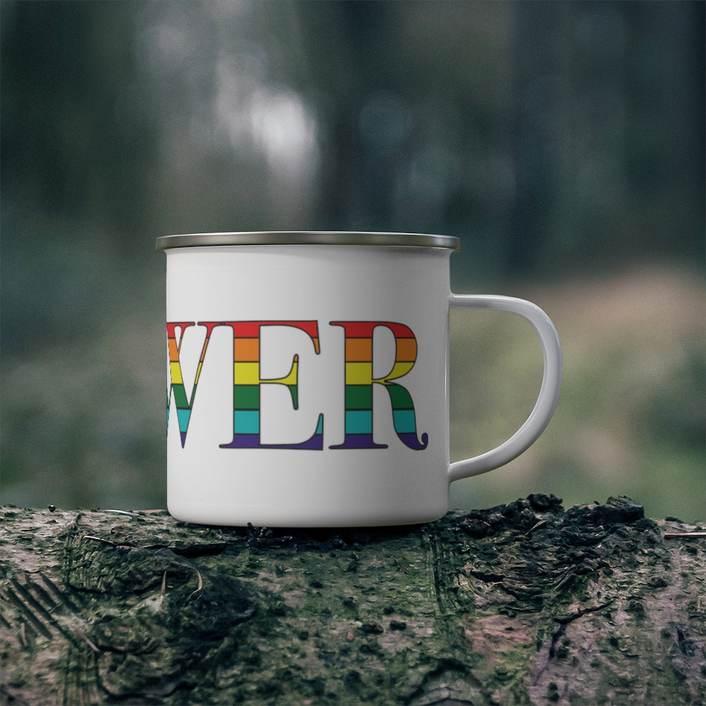 Brewer Rainbow Enamel Camping Mug