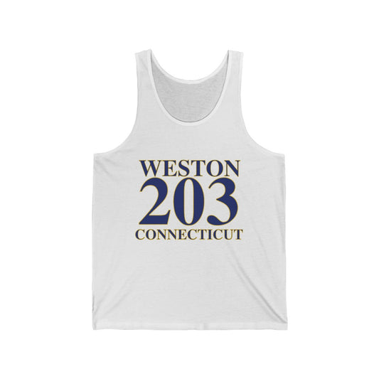 Weston 203 Connecticut Unisex Jersey Tank