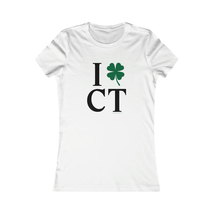 Connecticut st. patricks day shirt, i clover ct 
