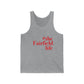 fairfield ct / connecticut. unisex tank top shirt 