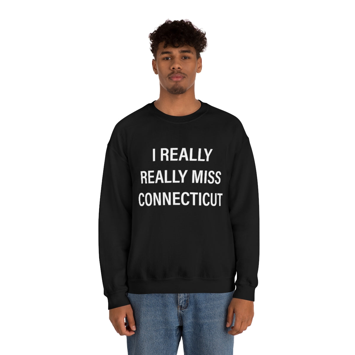 I Really Really Miss Connecticut Unisex Heavy Blend™ Crewneck Sweatshirt