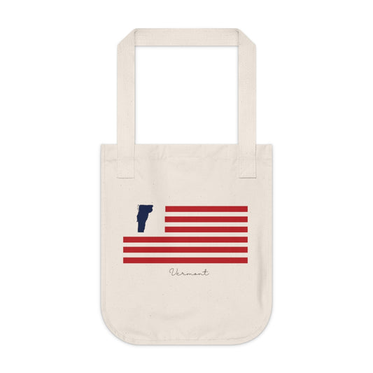 Vermont American Flag collection has tee shirts, mugs, reusable bags, and other apparel and gifts. All proceeds goes to help build the Finding New England brand and get our website up and going. Free shipping on all products. 