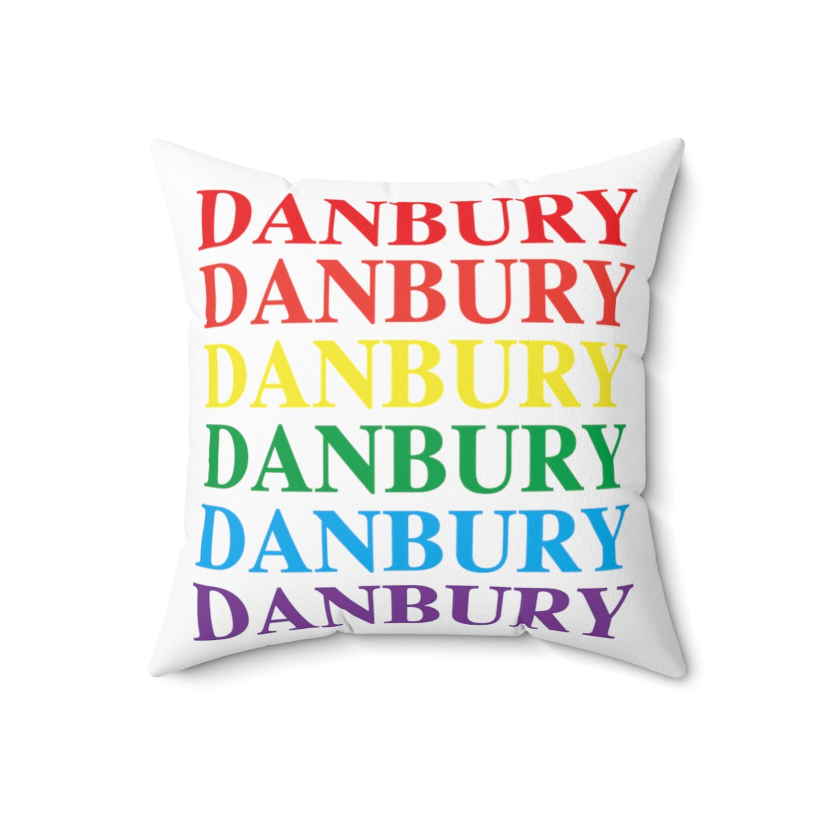 Danbury Pride Spun Polyester Square Pillow