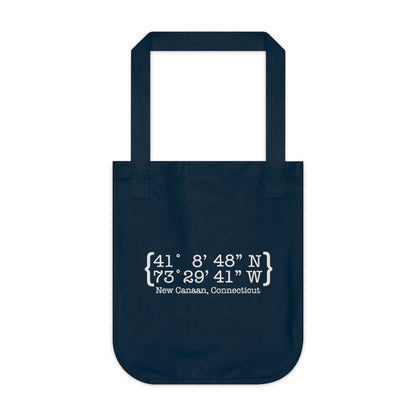 New Canaan Coordinates Organic Canvas Tote Bag