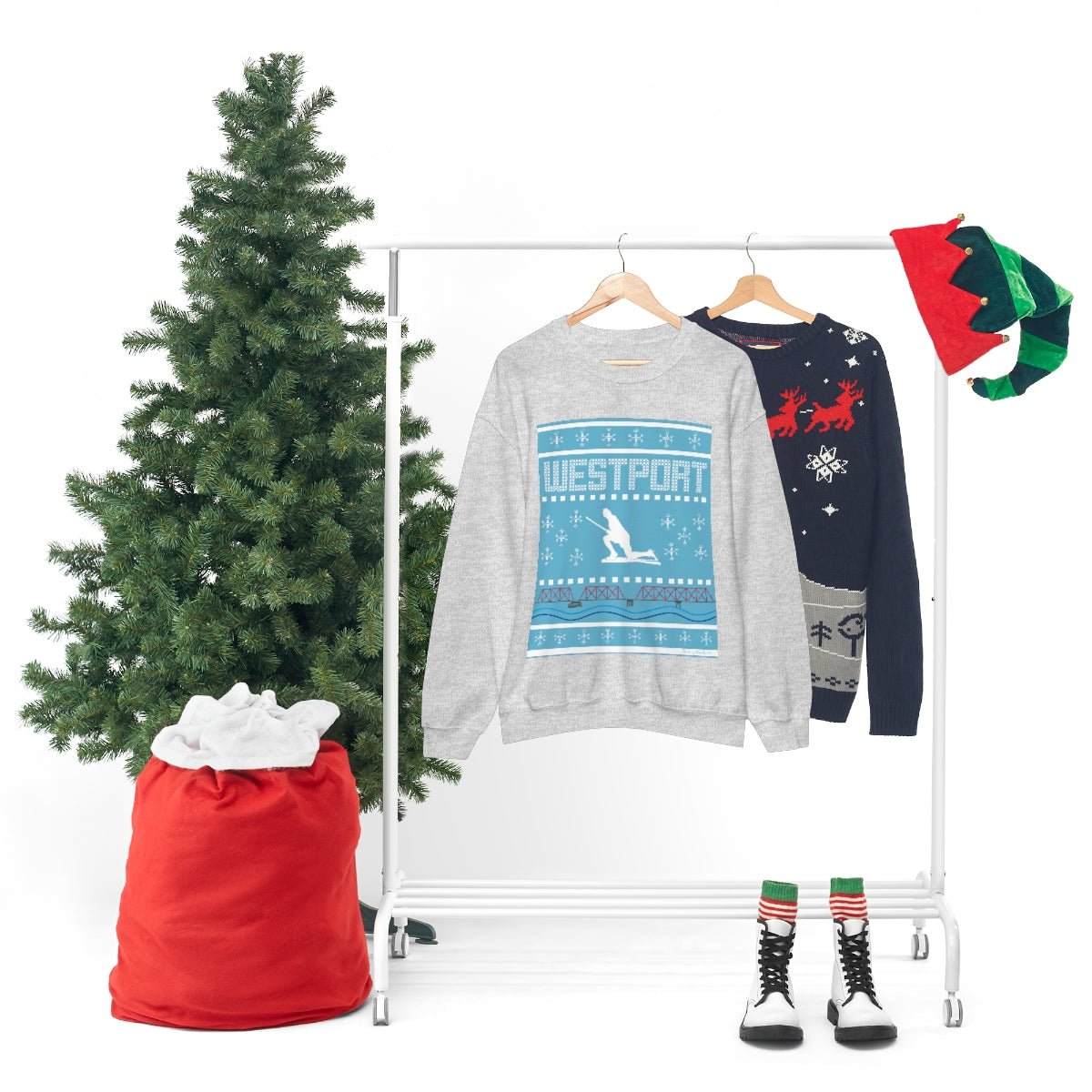 Westport Ugly Holiday Unisex Heavy Blend™ Crewneck Sweatshirt