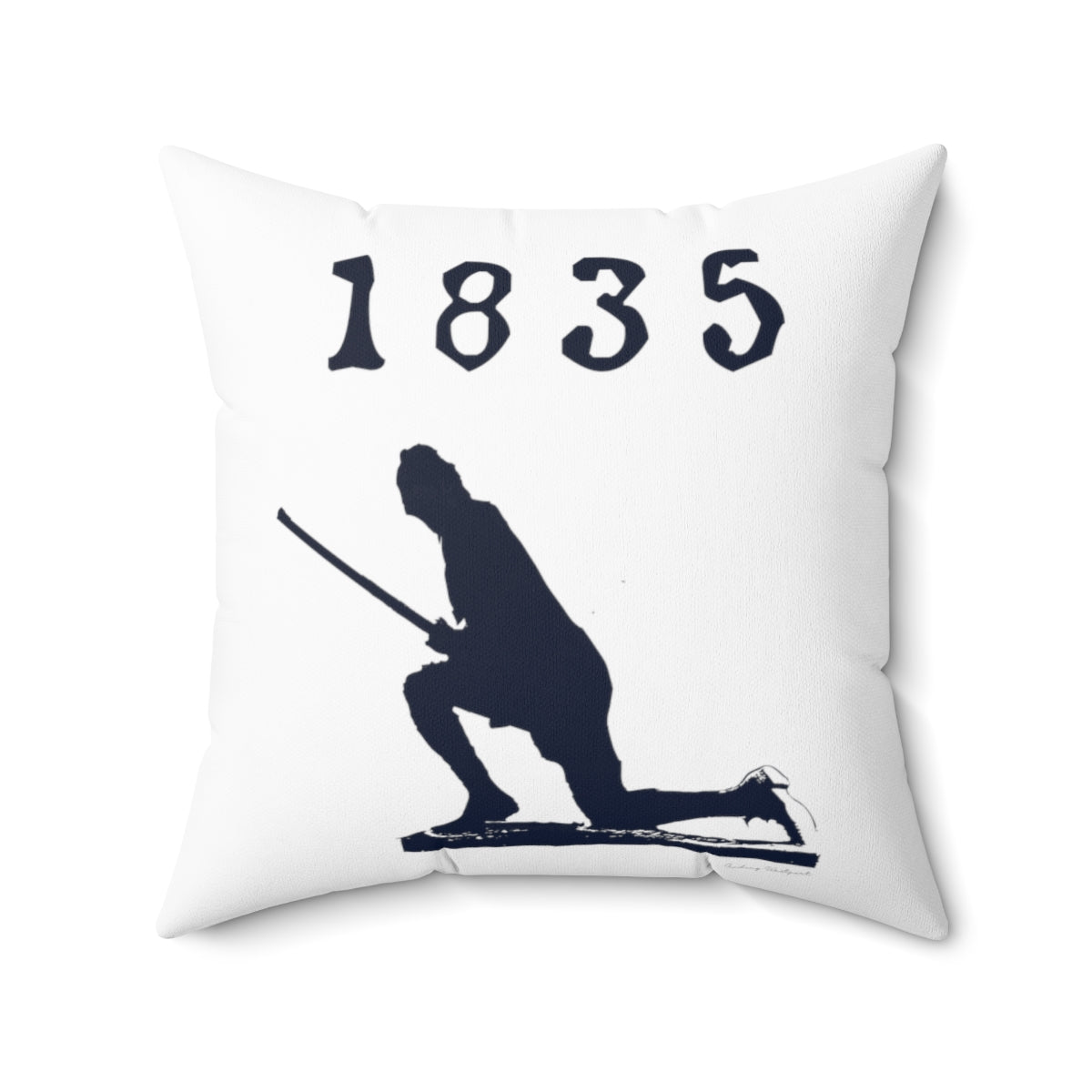 1835 Westport - Large Minuteman Spun Polyester Square Pillow