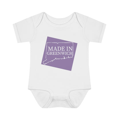 Made in Greenwich Infant Baby Rib Bodysuit