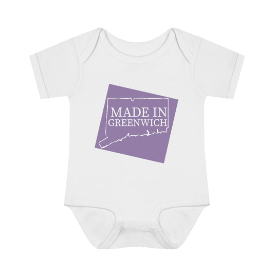 Made in Greenwich Infant Baby Rib Bodysuit