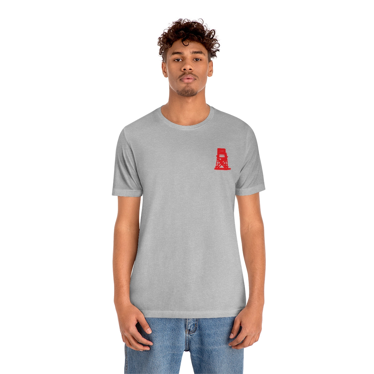 Fairfield Love (front and back) Unisex Jersey Short Sleeve Tee