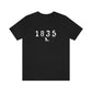 1835 Westport - White Unisex Jersey Short Sleeve Tee