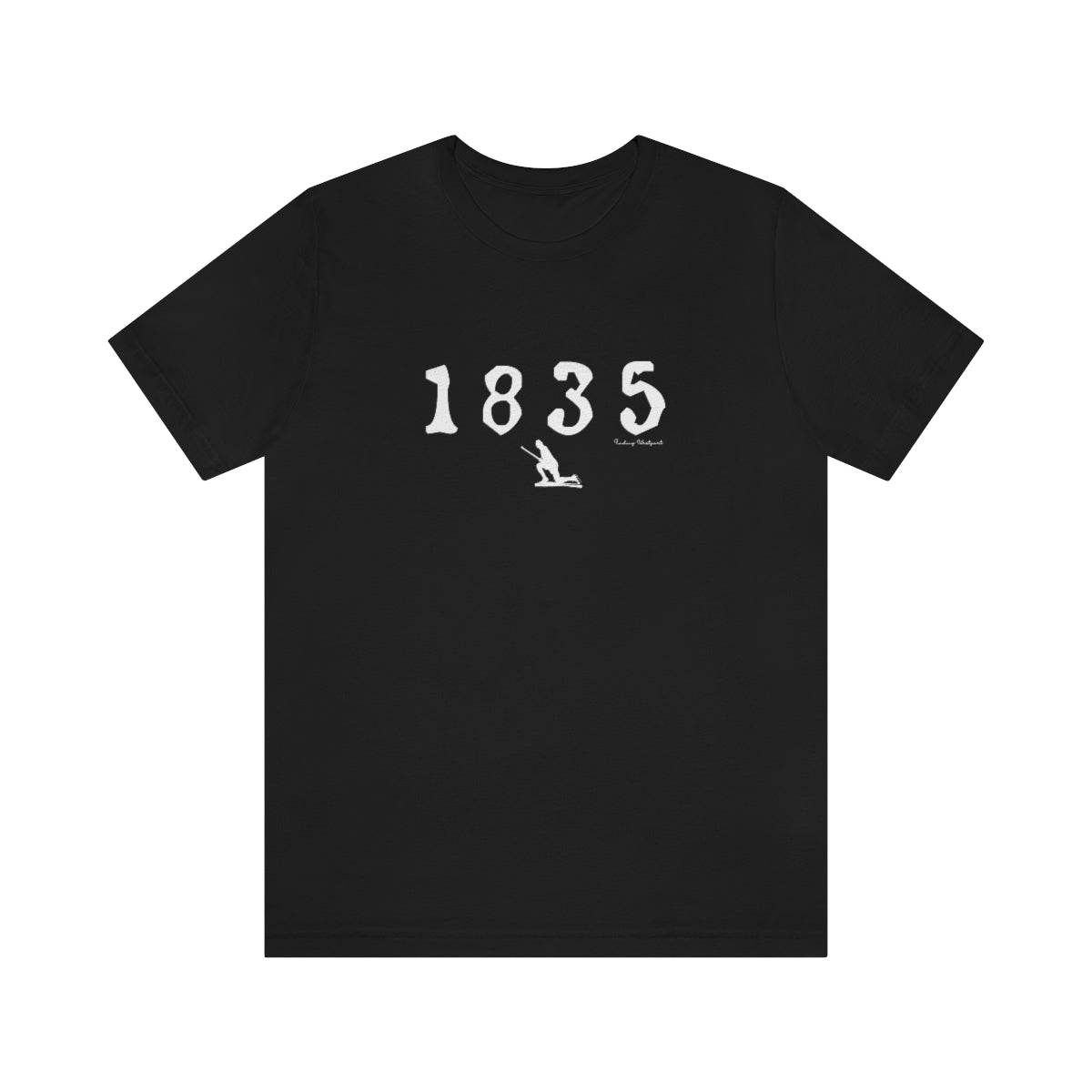 1835 Westport - White Unisex Jersey Short Sleeve Tee