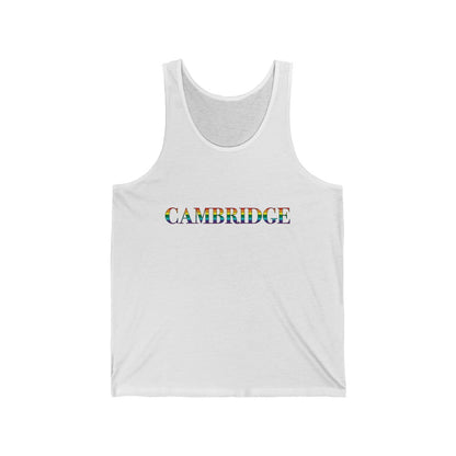 Cambridge Rainbow Unisex Jersey Tank