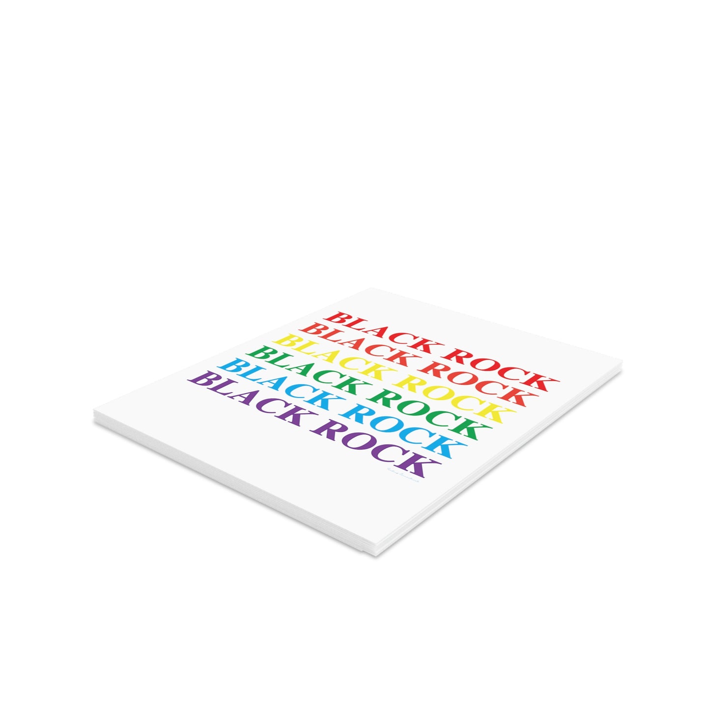 Black Rock Pride Greeting Cards (8, 16, and 24 pcs)