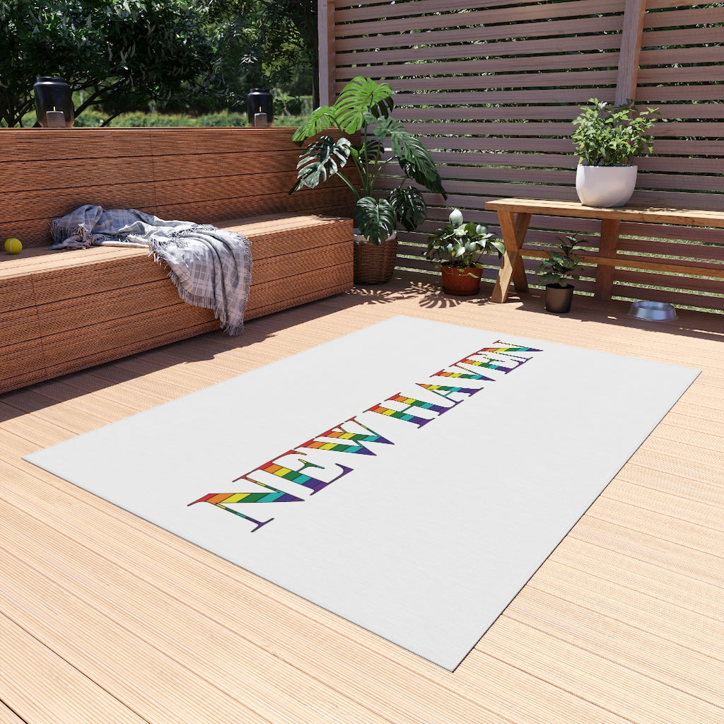 New Haven Rainbow Outdoor Rug