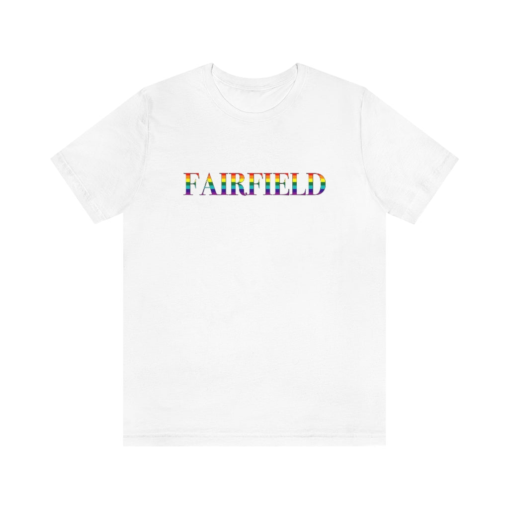 Fairfield Rainbow Unisex Jersey Short Sleeve Tee