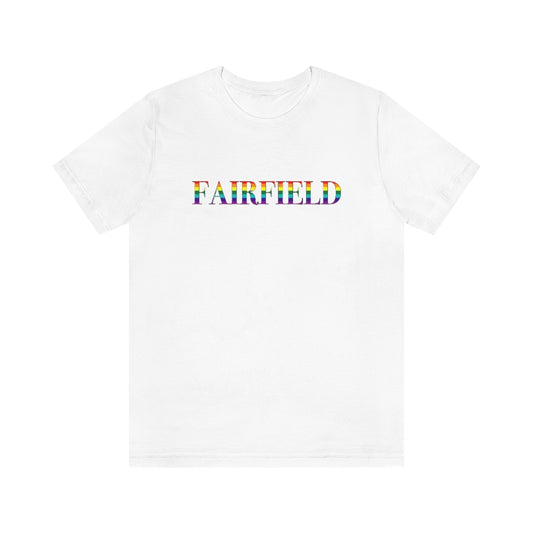 Fairfield Rainbow Unisex Jersey Short Sleeve Tee